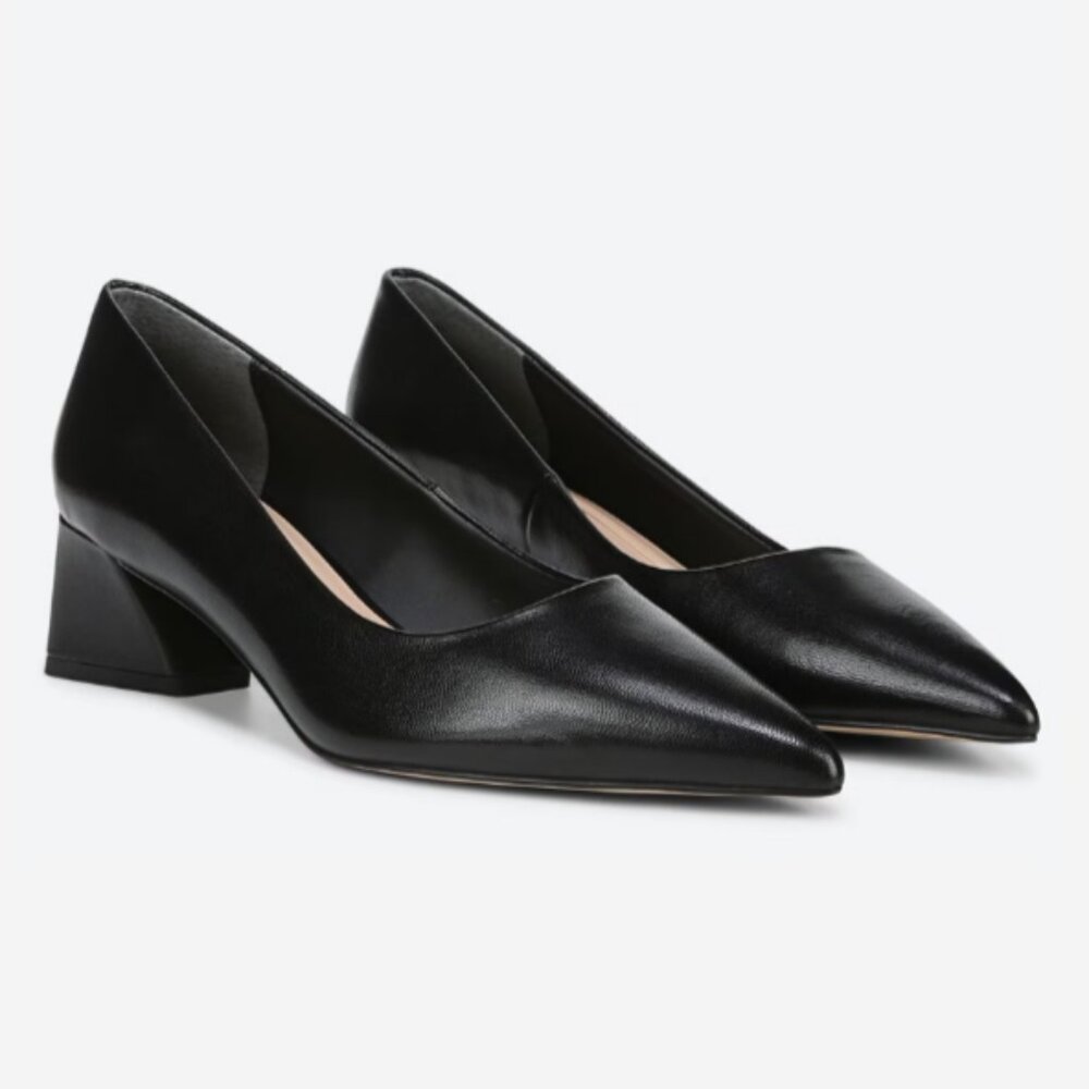 Franco Sarto Genuine Leather Racer Pumps, sz 10 Wide